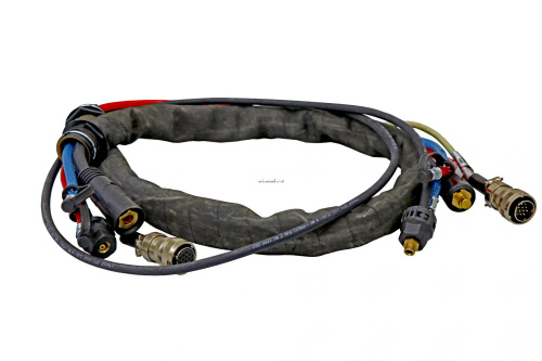 092-003288-00010 MIG W 14POL 70mm² 400A 10m_Промежуточный шланг-пакет с жидкостным охлаждением. 14-контактный 10 метров